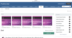 Desktop Screenshot of positivezeal.com